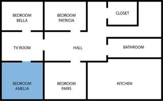 Проживание в семье Rent0nline Brwinow Rooms Brwinów Небольшой двухместный номер с 2 отдельными кроватями - №3-12